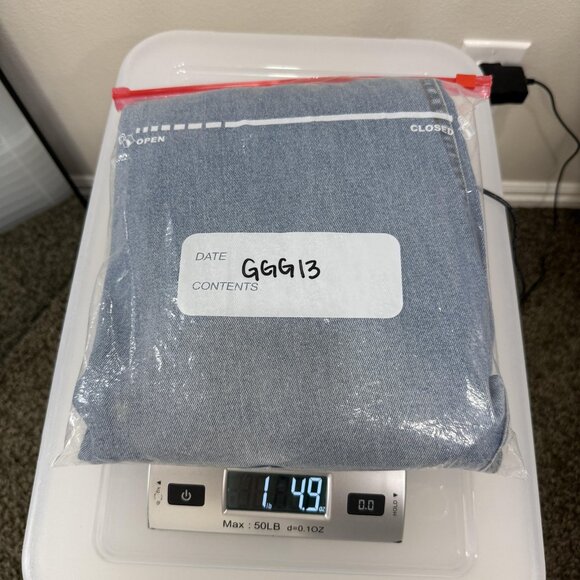 Driftwood Jeans Womens 25x29 Light Wash Stella High Rise Straight Leg Denim - Picture 10 of 10